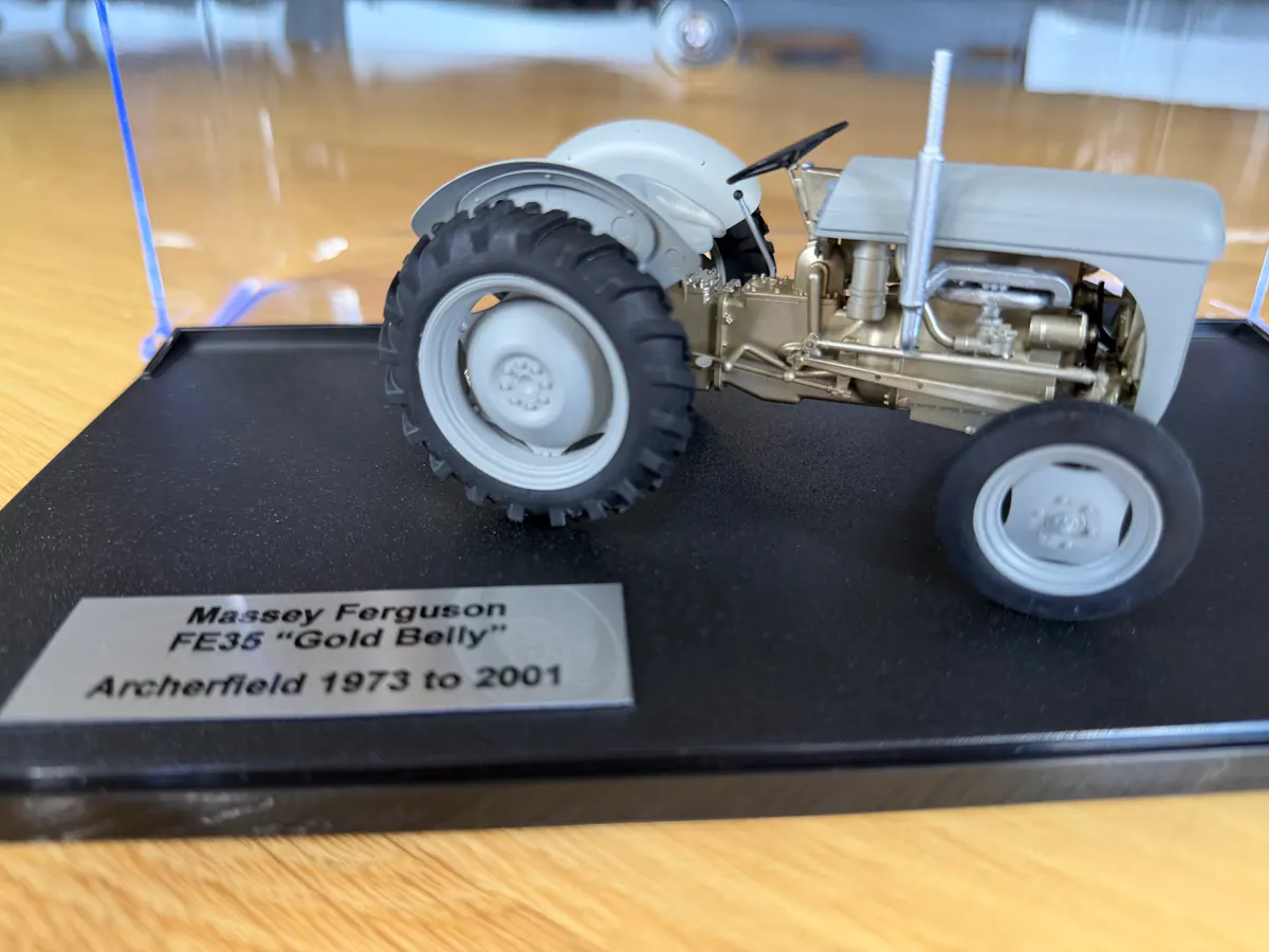 Massey Ferguson FE35 “Gold Belly” scale model, frame 3 of 27